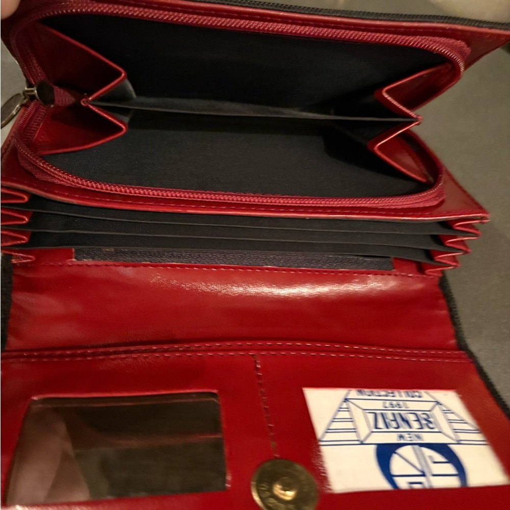 Leather vintage Esprit wallet - Picture 5 of 7